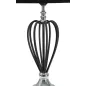 LAMPA STOŁOWA DARKY SILVER 28X56 cm MIN 2
